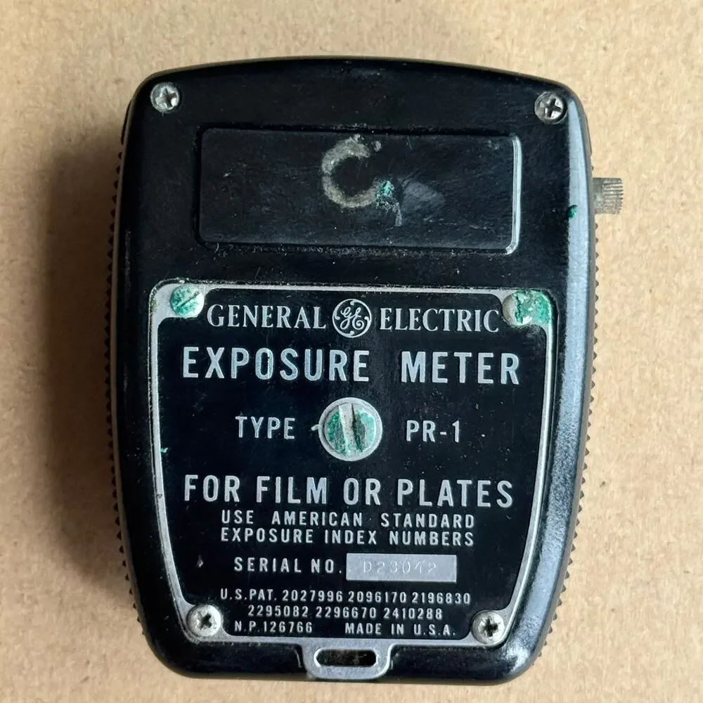 Vintage General Electric (GE) Type PR-1 Photographic Exposure Meter